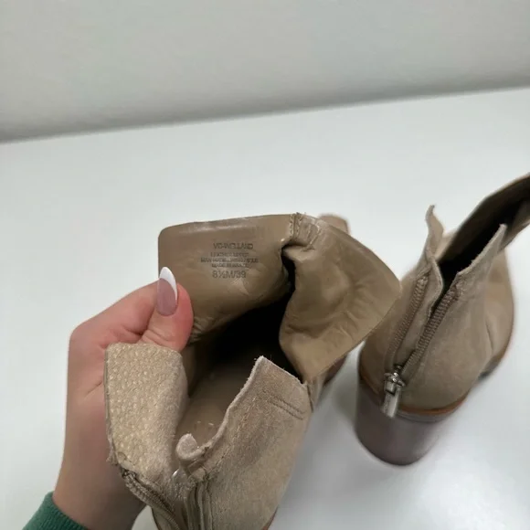 Vince Camuto Tan Heeled Boots - Picture 7 of 10